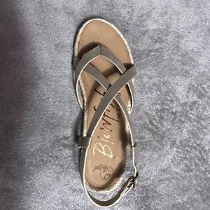 Blowfish gold sandals